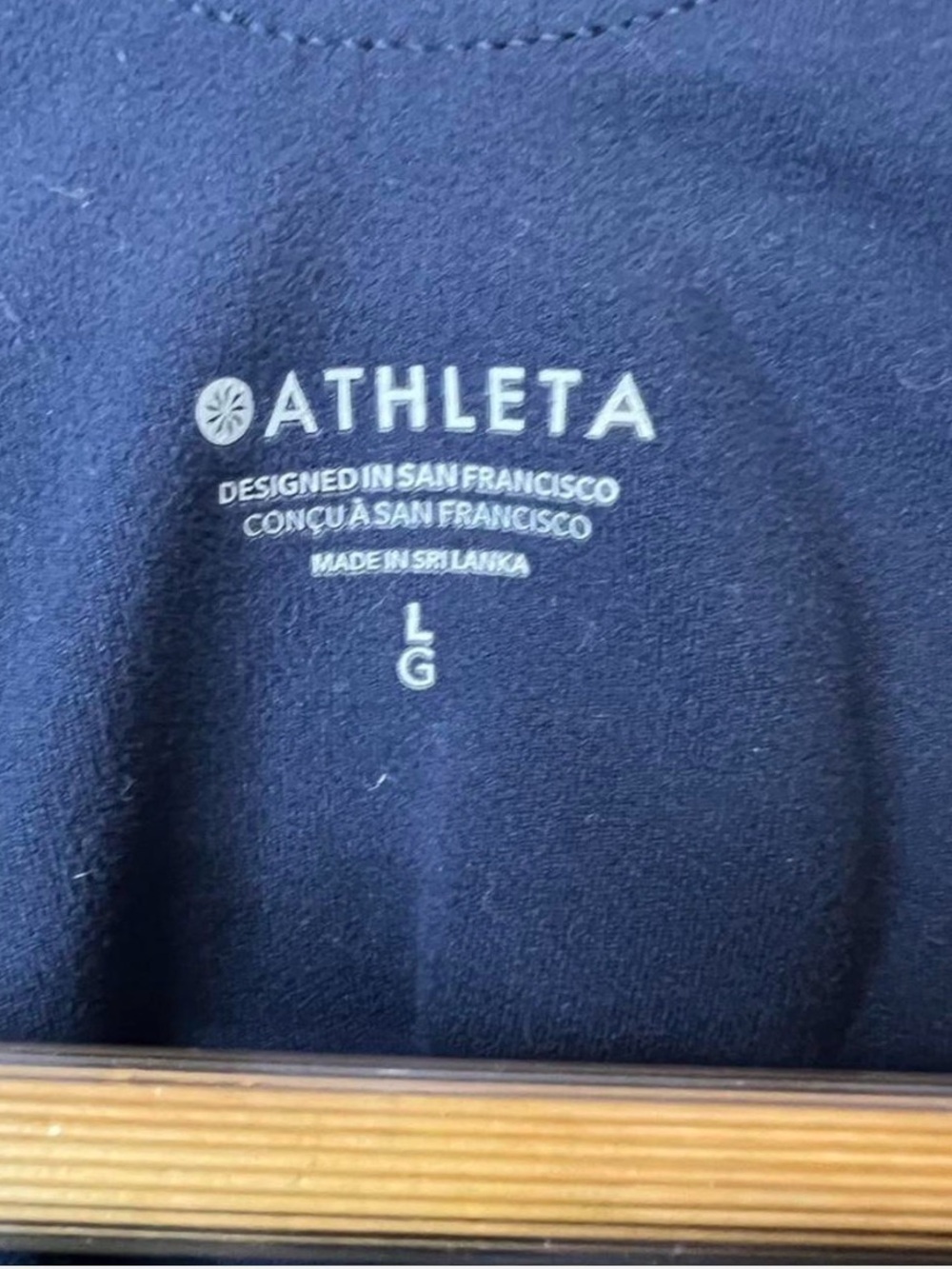 Athleta Conscious Crop Bra Bundle - Size L - Navy & Grey - 2 Pack - Picture 3 of 9
